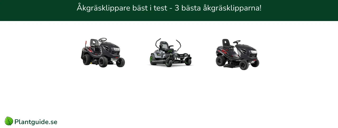 Åkgräsklippare bäst i test